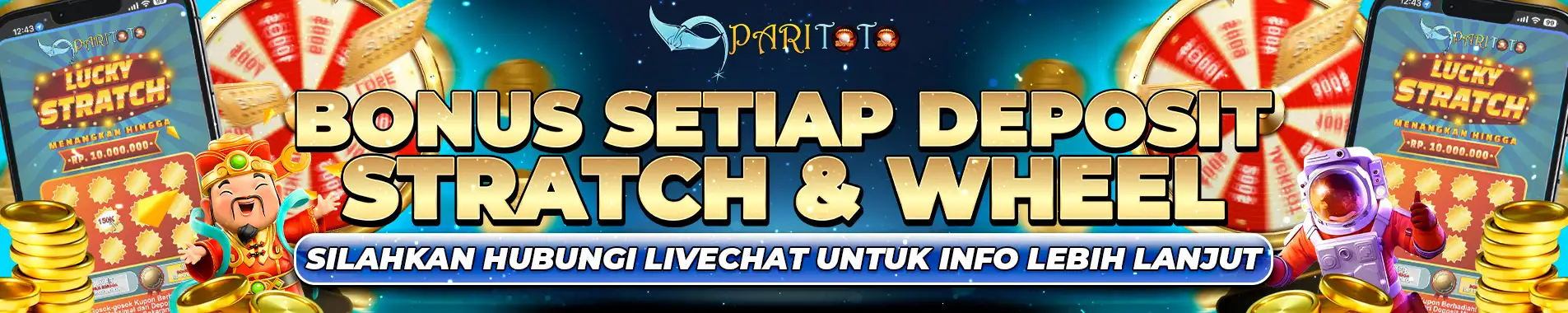 PARITOTO Banner Bonus Deposit